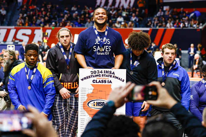 Illinois wrestling championships February 17 2024 Nate Latsch 25975